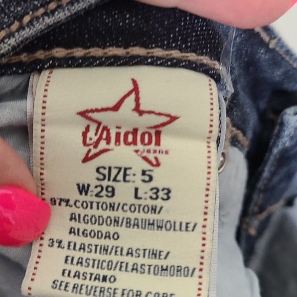 LA Idol USA Embellished Back Pocket Jeans Size 5 - Picture 9 of 9